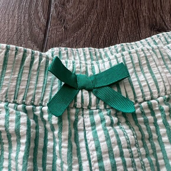 Gymboree Girl Striped White/Green shortssize Small - Picture 4 of 4